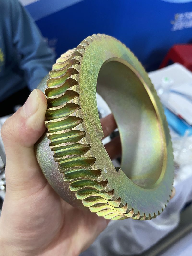 Bronze worm wheel