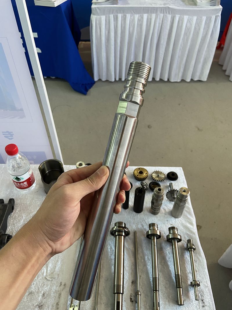 Long stepped shaft